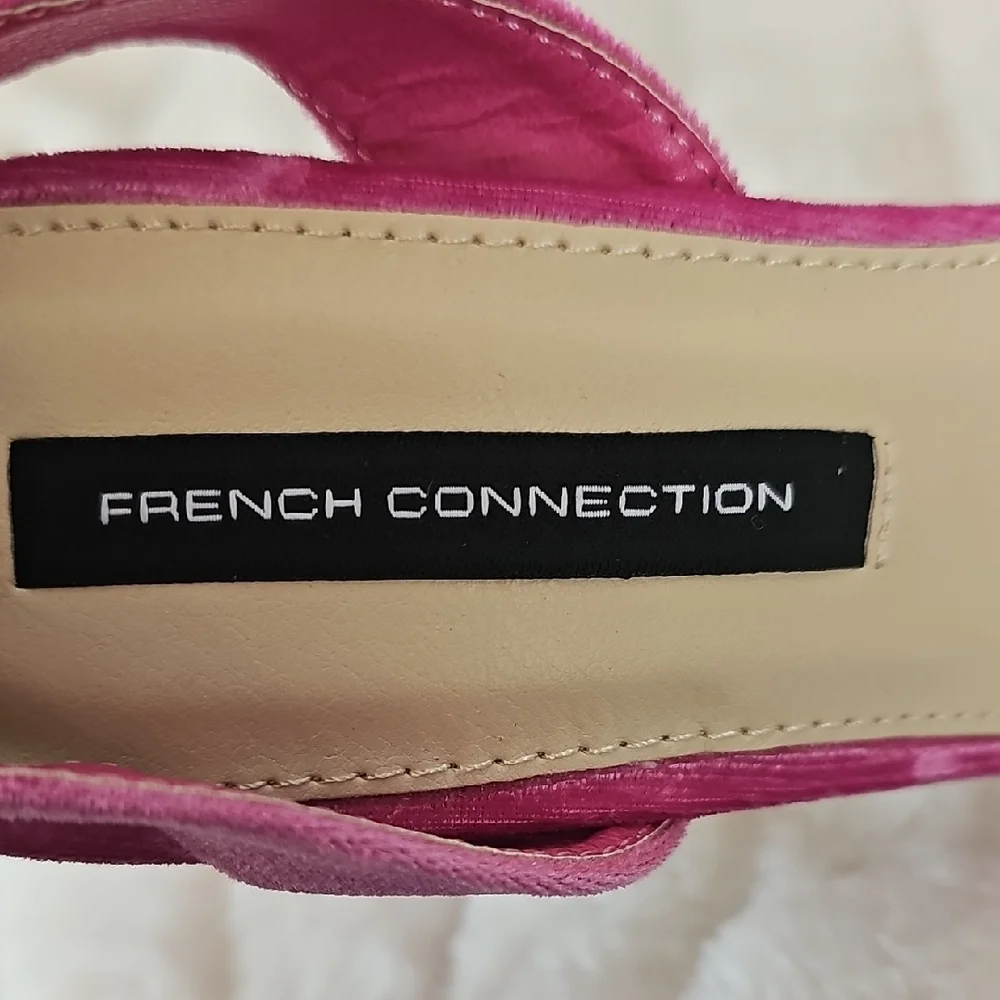 French Connection Pink Platform Heels